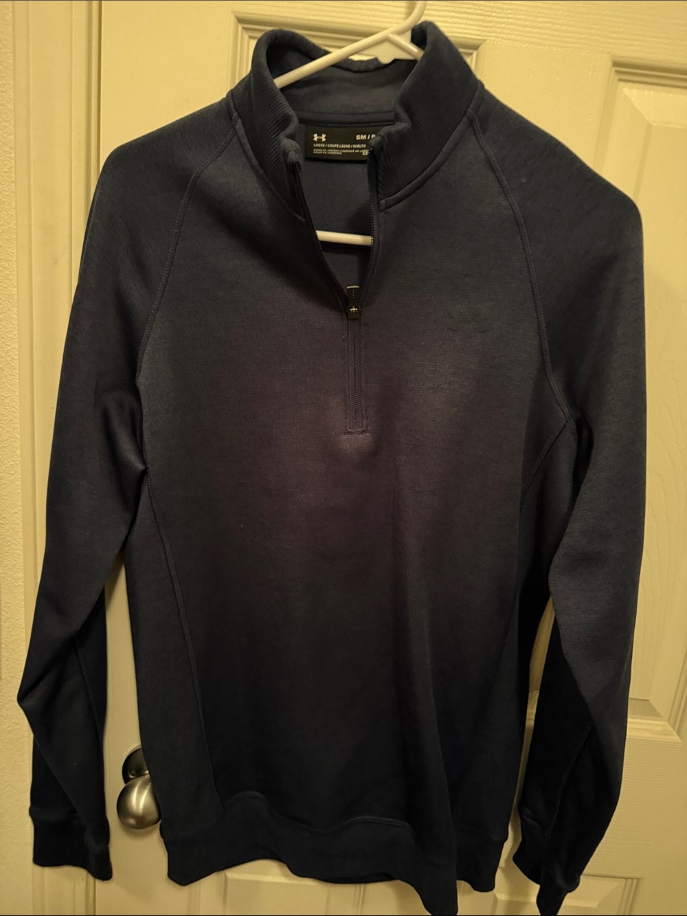 Under Armour Men's Dark Navy Quarter-Zip Pullover